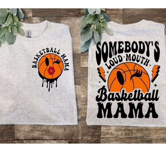 Basketball mama shirt loud mouth humor sport mom retro - Picture 1 of 1